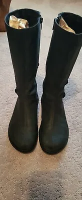 Merrell Tetra Launch Waterproof Boots Women’s US 6.5 Black Polartec Leather • $80