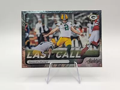 Mason Crosby 2022 Panini Absolute Last Call #LC-4 Packers • $1.35