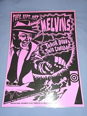 Melvins Gig Poster 23x31 Ground Zero Spartanburg South Carolina Sept. 2004 8Ball • $38