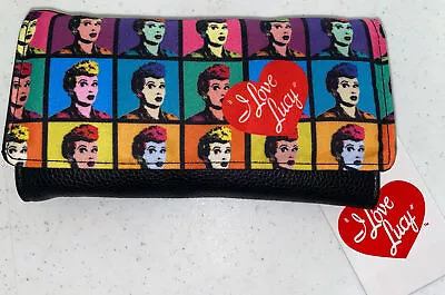 Lucille Ball I LOVE LUCY Zippered Pop Art WALLET New & Officially Licensed • $14