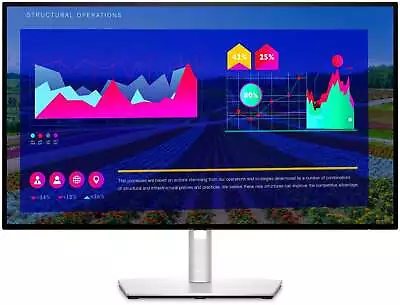 Dell UltraSharp U2722D 27  WQHD 95% DCI-P3 IPS Monitor With 15W USB-C • $549