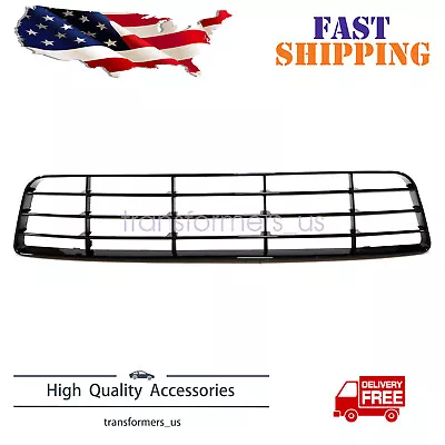 Bumper Grille For 2012-2013 Volkswagen Golf R Black Plastic Front Center Lower • $109.99