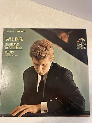 Vintage Vinyl LP - Van Cliburn - Beethoven - Mozart - (1966) • $4.25