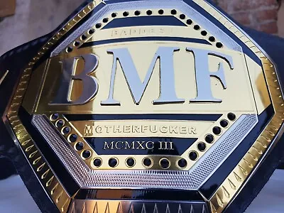 UFC BMF Replica Title Belt Championship Adult Size Brass 2MM Original Leather • $144.99