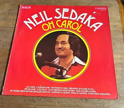 Neil Sedaka Oh Carol-CDS 1147-12'' Vinyl-VG • £1.99