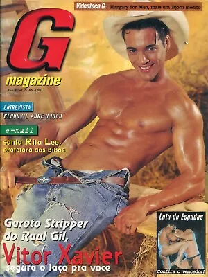 GAY MAGAZINE BRAZIL 1997 - October #01 Vitor Xavier • $23.90