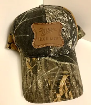 Miller High Life Beer Camouflage K-Products Baseball Hat Cap Adjust Snap Back • $17.84