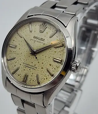 1957 Rolex Oyster Perpetual Steel Automatic Vintage Watch 34mm 6564 • $3799.95