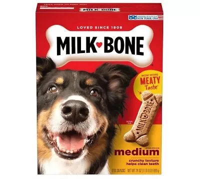 Milk-Bone Original Dog Treats Biscuits For Medium Dogs 24 Ounce (Pack Of 1) • $5.45