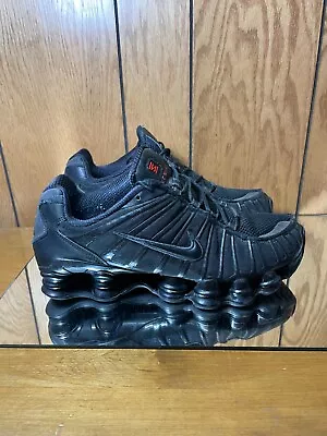 Nike Shox TL Metallic Hematite Triple Black Shoes Sneakers AV3595-002 Men's 11 • $219.99