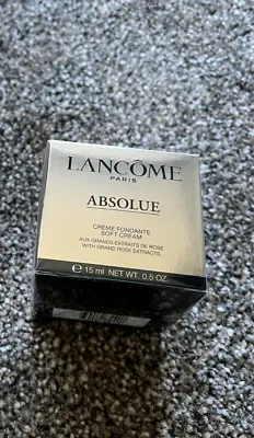 Genuine Lancome 15ml Absolue  Soft Cream With Grand Rose Extracts Boxed Sealed • £25.99