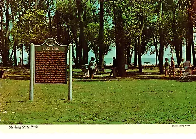 Sterling State Park North Of Monroe MI Postcard • $2.65