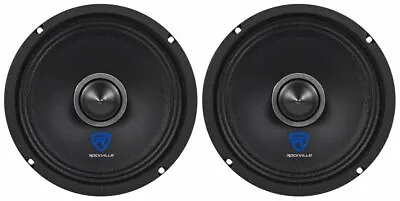 (2) Rockville RXM68 6.5  300w 8 Ohm Mid-Range Drivers Car Speakers Mid-Bass • $44.90