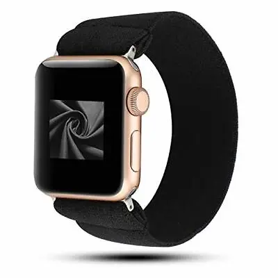 $13.99 • Buy Elastic Scrunchie Nylon Loop Band Strap For IWatch Apple Watch 8 7 6 5 4 3 21 SE
