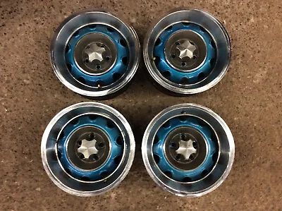 DART DUSTER 14X5.5  Rally Wheels Rims With Trim 70 71 72 SET Of 4 5x4 Pattern • $599.99