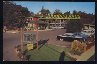 Park Crest Motel 1100 Munras Ave Hiway 1 Monterey Ca California Old Cars Postcar • $4.49