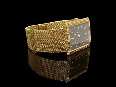 VACHERON CONSTANTIN 61 5 G 18K Yellow Gold Vintage 7891 Rectangular Watch • $1
