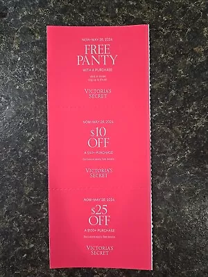 Victoria Secret Coupon 2024 • $1.04