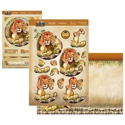 Hunkydory Leader Of The Pack Lion Into The Wild Deco Large Decoupage Kit • £2.39