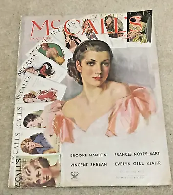 Vntg Jan 1934 McCall's Magazine  Fashion Food Fiction Ads Stories Patterns • $9.99