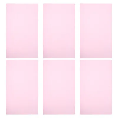 6pcs A4 Size Correction Lighting Gel Filter Film Sheet Colored Overlay Pink • £11.39