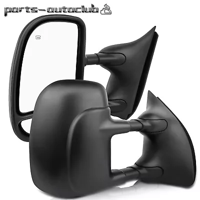 Pair For 99-07 Ford F250-550 SuperDuty Telescoping Power Heated Side Tow Mirrors • $98.99