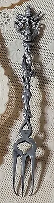 Souvenir Vatican ? 800 Silver Weird Small Fork - Italian • $10