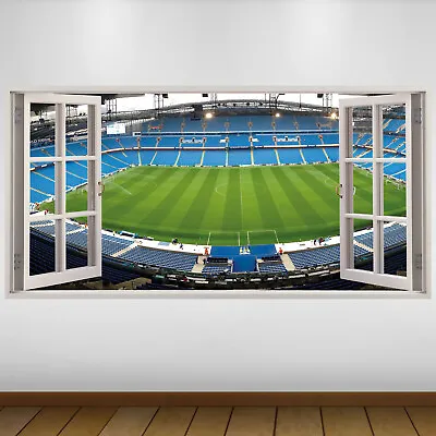 £24.99 • Buy EXTRA LARGE Manchester City Stadium View Football Vinyl Wall Sticker Poster