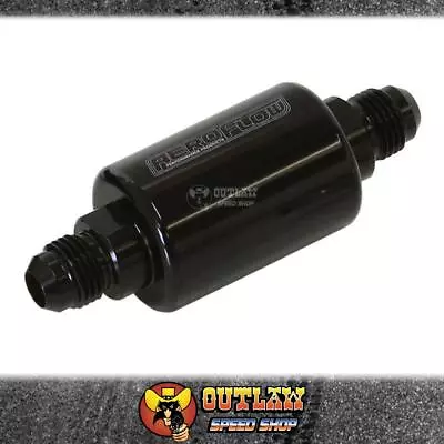 Aeroflow Billet Fuel Filter Cnc Machined 40 Micron Black - Af66-2052blk • $49.25