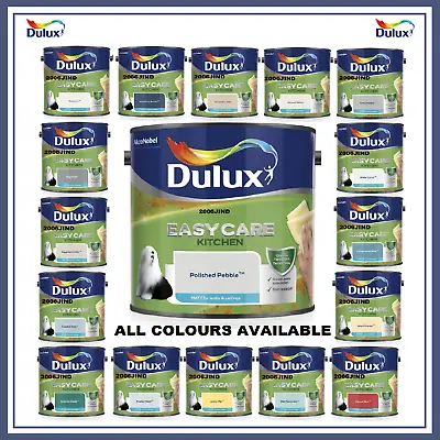 £21.88 • Buy Dulux Easycare Kitchen Matt Emulsion Paint 2.5L All Various Colours Washable NEW