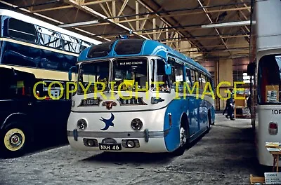 35mm Slide Bluebird (Hull) Leyland Royal Tiger / Plaxton NKH 46 • £1