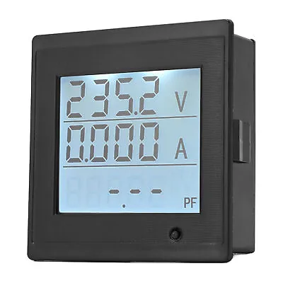 Voltage Current Power Energy Meter Digital AC Voltmeter Ammeter Reset Function • £10.76