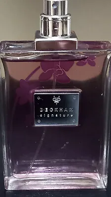 RARE DAVID BECKHAM SIGNATURE EDT WOMEN FULL TSTR 75ML/2.5FL.Oz  Exclude EU • £94.58