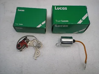 Lucas Points & Condenser Set Mg  Truimph  Jaguar  Austin Healey Mga Mgb Lotus • $14.95