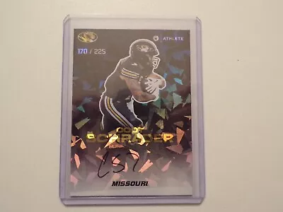 Missouri Tigers Cody Schrader 2023 Onit Football Refractor Auto Rookie Rc Card • $99.99