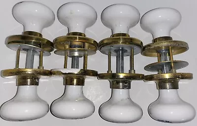 £22.99 • Buy Four White Ceramic Door Knobs 