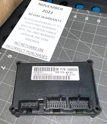 2002 2005 GMC Envoy Chevy Trailblazer Transfer Case Control Module TCCM 12588290 • $34.95