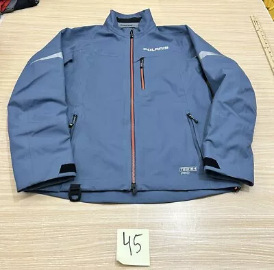 Polaris Tech54 Pro Snowmobile Jacket Waterproof Breathable Blue Size M • $69.99