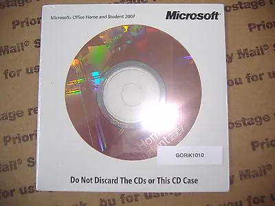 Microsoft Office 2007 Home And Student Full English Version =BRAND NEW SEALED= • $49.95