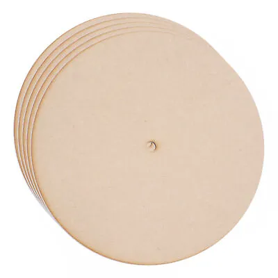 Blank Clock Face Circle Round 3mm Thick MDF Wood Wall Clock Laser Cut 8mm Centre • £112.65