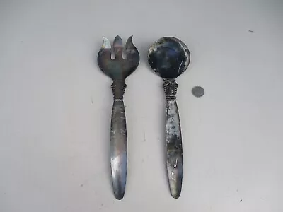 Vintage Winthrop 88 Large Spoon & Fork Set Serving Pieces Silverware Dinnerware • $24.99