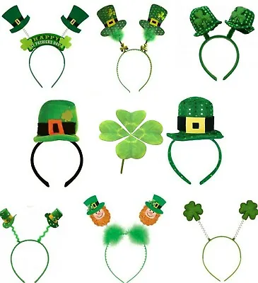 St Patrick's Day Irish Fancy Dress Headband Party Costume Headbopper Mini Hat UK • £3.22