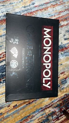 Monopoly Game Of Thrones Collector's Edition - Board Game Westeros Used Once • $2.25