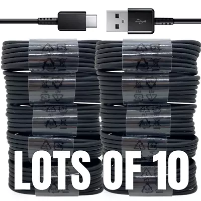 10X Wholesale Bulk USB Type C Cable For Samsung S10 A20 Charger LG Charging Cord • $14.44