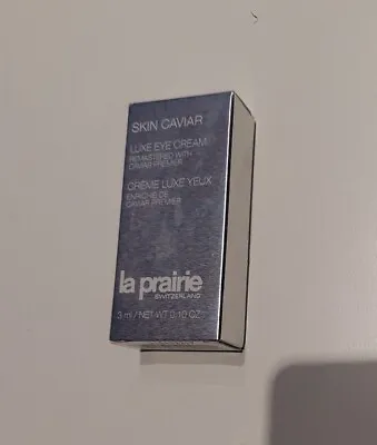 La Prairie Skin Caviar Luxe Eye Cream Remastered With Caviar Premier0.10 Oz.~NIB • $19.99