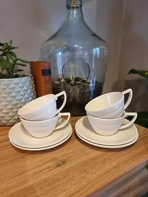 £30 • Buy 4 X Jasper Conran At Wedgwood Cream Cup And Saucers 