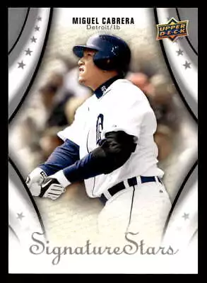 2009 Upper Deck Signature Stars #79 Miguel Cabrera Detroit Tigers • $1.49