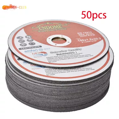 6 X.045 X7/8  Cut Off Wheels Metal & Stainless Steel Cutting Disc 50 Pcs • $32.19