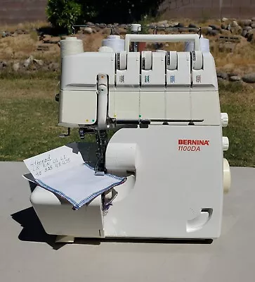 Serger Bernina 1100da Overlock W/automatic Needle Threader - See Sample W/stitch • $449.99