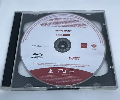 Heavy Rain Rare Promo Copy PS3 PlayStation 3 Collectable Game NM • $24.50